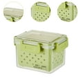 thumbnail image 6 of WeiLaiKeQi Fruit Container for Fridge Airtight with Lid with Drain Pantry Organizer Box 12.5x9x10cm, 6 of 9