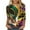 1-Multicolor, variant on Cavosen Mardi Gras Womens Blouses 3/4 Sleeve Carnival Shiny Mask Graphic Print Shirts Crewneck Party Holiday Tops Casual Stylish Festival Blouse Dressy Party Funny T-Shirt L