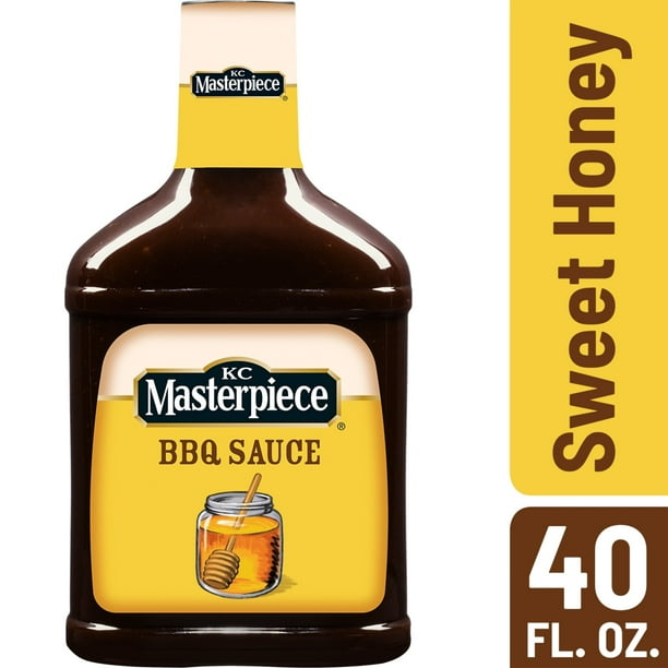 KC Masterpiece Sweet Honey and Molasses Barbecue Sauce, 40 Ounces