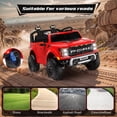 thumbnail image 2 of Ford F150 Raptor 24V Ride on Cars for Kids, Extra large Real 2 Seater Ride on Toys with Remote Control, Bluetooth, LED, Truck Storage, Electric Vehicles Ride on Truck for Boys Girls Gifts, 2 of 8