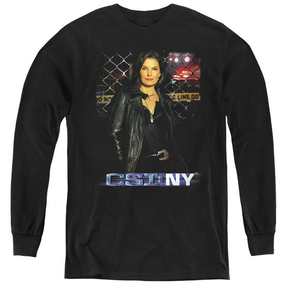 Csi Ny Jo Youth Long Sleeve T-Shirt Black