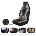 thumbnail image 6 of Jeiento Camo Deer Auto Seat Cover for Men Women, Waistline Print Car Front Seats Accessories Interior Decor 2 Pcs Universal Fit for Most Vehicles, 6 of 7