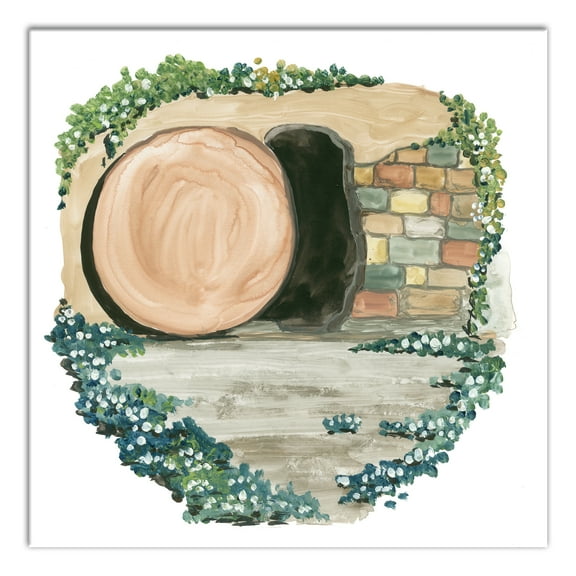 Creative Products Easter Tomb 20 x 20 Canvas Wall Art
