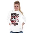 thumbnail image 4 of Street Fighter Natural Born Legend Unisex Plus Size Long Sleeve Shirt Brisco Brands 3X, 4 of 5