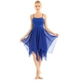 thumbnail image 3 of iiniim Women's Lyrical Asymmetric Chiffon Ballet Dance Dress Sweetheart Performance High-Low Skirt, 3 of 7