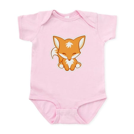 

CafePress - The Happy Fox Body Suit - Baby Light Bodysuit Size Newborn - 24 Months