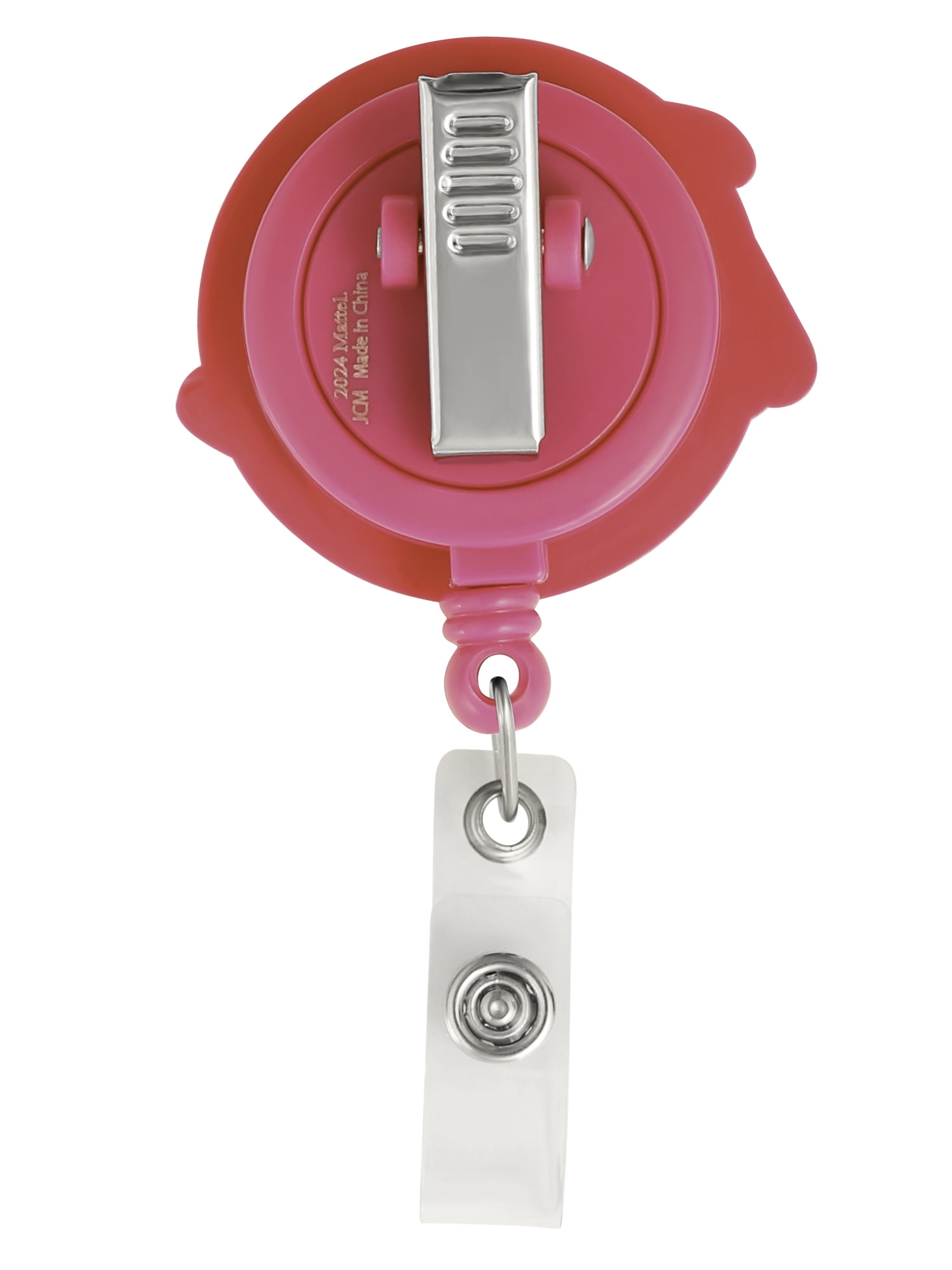 Mattel Womens Barbie Badge Reel, 26" Retractable ID Card Badge Holder with Alligator Clip