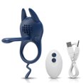 thumbnail image 1 of Xbonp Vibrating Penis Ring, 3 in 1 Silicone Rings with 10 Vibration Modes Couple Vibrator, 1 of 6