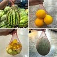 thumbnail image 6 of 100 Pack Watermelon Nets 13.78 Inch Hanging Melon Hammocks Reusable Fruit Net Bag for Garden Green, 6 of 6