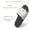 thumbnail image 3 of GZHJMY Stylish Slides for Women Men, Cute Cat with Gray and White Stripes Soft Flexible Slip-on Sandals Slippers, 3 of 7