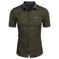 thumbnail image 4 of SAYOO Camisas casuales de verano para hombres SAYOO  moda, 4 of 5