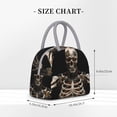 thumbnail image 2 of Easygdp Cyber Skeleton With Tattoos Bolsa de Almuerzo Insulada Grande, Forro de Aluminio, Diseño Espacioso, a Prueba de Fugas, Ideal para Trabajo, Picnics, Viajes y Actividades al Aire Libre, 2 of 6