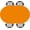 Darkorange, variant on Orange Oval Waterproof Fitted Tablecloth with Elastic Edge, Washable Table Cover, Indoor/Outdoor Party Tablecloths Protector, Fits 48"x68" Oval Tables, Style 163