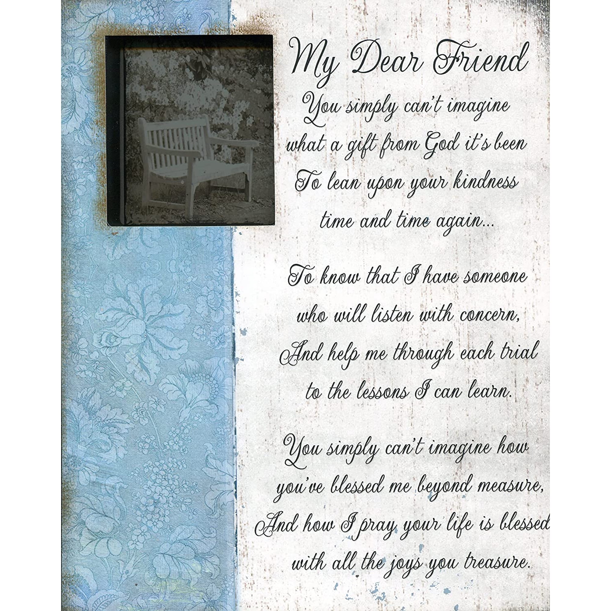 Catholic print picture - my dear friend - 8" x 10" ready to be framed