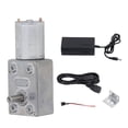 thumbnail image 1 of 12VDC Worm Gear Motor Set Adjustable Speed Self Locking Reduction Motor with Bracket, 1 of 4