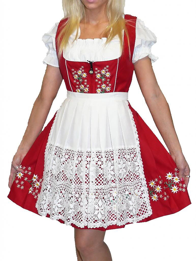 red dirndl
