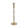 thumbnail image 6 of Decorative Taper Candle Holder for House Decor - Elegant Hammered Cadlestick Holder for Bookshelf or Table Centerpieces - Perfect Candle Stand for Holiday Decor or Special Occasions - 15", Gold, 6 of 11