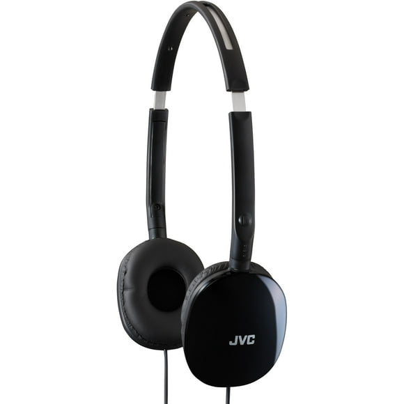 Auriculares JVC HAS160B planos plegables con cable de 1,2 m