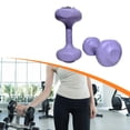 thumbnail image 1 of Juego de 2 mancuernas rellenables de agua, equipo de ejercicio multiusos con agarre cómodo para niños, ideal para entrenamiento en jardín de infancia. 2 kg, 1 of 8