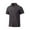Black, variant on Yiaimeir Men's Casual Business Solid Color Double Short Sleeve Shirt Summer Clothing,Size M-3XL