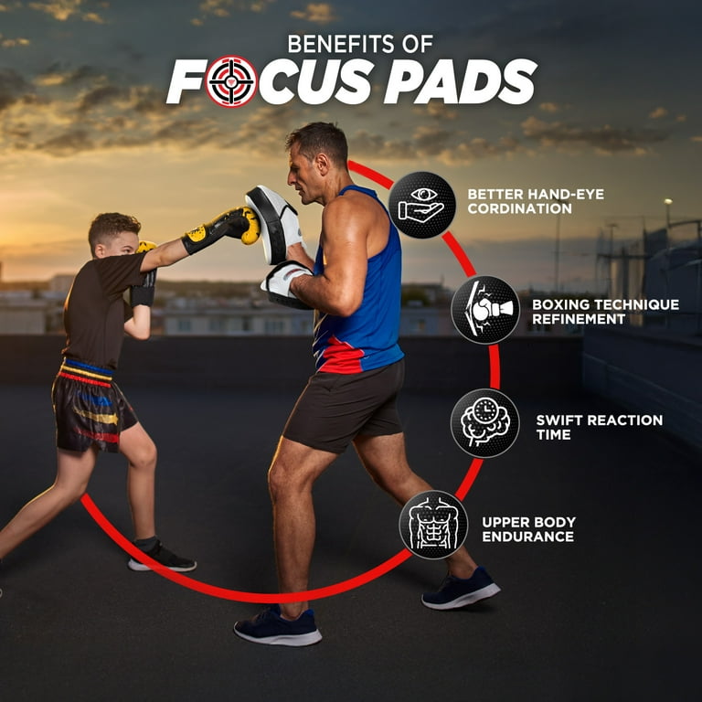 WYOX Boxing Mitts Pads – All-in-One Focus Pads Boxing Training