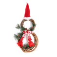 thumbnail image 1 of Christmas Front Door Wreath  Wreath Decor with Battery Operated LED Lights, 1 of 8