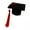 E, variant on Guozer 3Pcs Mini Graduation Cap for Wine Bottle Decoration Doll Decor Hat for Graduation Party Graduation Party Decoration & Graduation Supplies