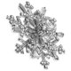 thumbnail image 4 of Pin de copo de nieve para camisa, pin de copo de nieve, pin de cumpleaños para mujer, pin decorativo con dije de copo de nieve, joyería de boda para mujer, accesorio de ropa, 4 of 7