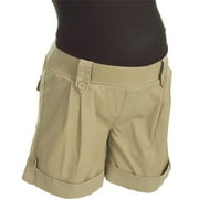 Maternity Demi-Panel Cuffed Short