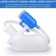thumbnail image 5 of 2000ml Urinals for Men, Urine Bottle for Men, Male Portable Pee Bottle, Spill Proof Men's Potty Portable Urinal, 45.2" Long Tube with Lid for Camping Car Travel Bed Emergency Urination Device 4PCS, 5 of 8