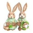 thumbnail image 2 of Juego de 4 Muñecos de Figuritas de Conejo de Pascua Soledad Adorno Encantador Estilo B 35 Cm, 2 of 10