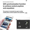 thumbnail image 4 of Roamixs Vision 4k Camera, 2025 Vision+ 4k Sports Camera, Dv 4k, Wifi Hd Waterproof Outdoor Action Cam, 64gb, Black, 4 of 5