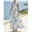 Sky Blue-S, variant on Sky Blue Floral Print V-Neck Lace Trim Maxi Dress For Summer Vacation