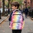 thumbnail image 6 of FUIALDOLG Rainbow Horse Waterproof School Bookbags for Travel Hiking, Adjustable Straps Lightweight Polyester Toddler Bookbag, 6 of 10