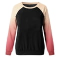 thumbnail image 3 of Vedolay Cute Tops Womens Long Sleeve Sweatshirts Crewneck Casual Fit Pullover Hoodie Clothes,Black M, 3 of 5