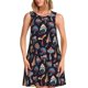 thumbnail image 1 of Fotbe Colorful Mushrooms in Doodle Style Vestido de Verano sin Mangas para Mujer – Vestido Midi Línea A, Estilo Camiseta Floral, Vestido Playero Casual y Fluido, 1 of 7