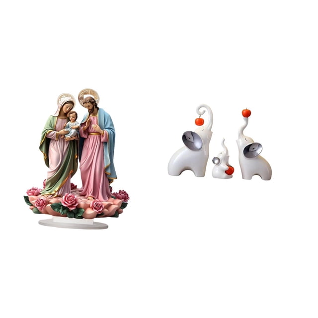 Decoración De Escritorio Acrílica DIY, Adorno De Mesa único, Decoración Del Hogar, Esculturas De Elefantes, Estatuas De Animales, Manualidades, Decoraciones, Figuras Familiares Para