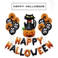 thumbnail image 3 of Decoraciones para fiestas de Halloween, kit de pancartas colgantes con globos de Happy Halloween, ideal para el trabajo en interiores en el hogar para niños, 3 of 5