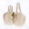 thumbnail image 4 of Bolsas reutilizables de malla de algodón - Juego de 2 (grande y chica) para frutas, verduras y compras ecológicas, 4 of 6