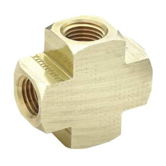 Cross Brass Dryseal Pipe Fitting, 3/4 in Female NPT X 3/4 in Female NPT