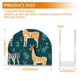 thumbnail image 3 of Zebra in Leaves Napkin Holder for Table Clear Napkin Stand Paper Holder Acrylic Organizer Dispenser Napkins for Dinner Kitchen Restaurant Room, 3 of 8