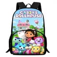 thumbnail image 2 of Bonitas mochilas para niños con diseño de casa de muñecas de dibujos animados de Gabby, regalo de cumpleaños para niños y niñas, mochilas escolares para acampar, mochilas duraderas, 2 of 5