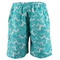 thumbnail image 2 of Men's Board Shorts Sport Beach Swimwear Bathing Suit Slim Fit Trunks (36, #26 Turquoise Wings), 2 of 3