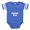 Royal Blue, variant on CafePress - Squirrels Rock Team Spirit - Cute Infant Baby Football Bodysuit