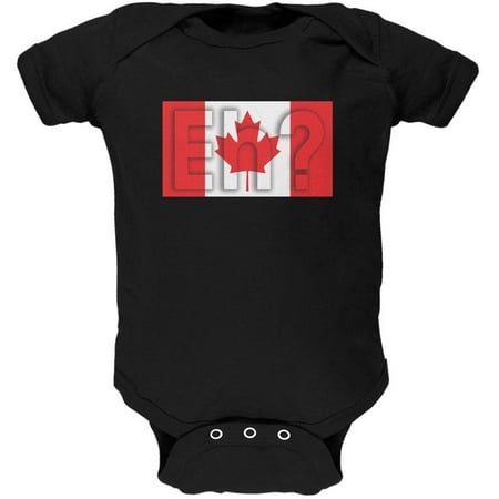 

Canada Flag Canadian Eh Soft Baby One Piece