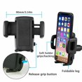 thumbnail image 4 of Car Rearview Mirror Phone Holder- Car Phone Mount- Phone Bracket  Phone Stand with 360° Swivel and Adjustable Clips   Smartphone Cradle, 4 of 8