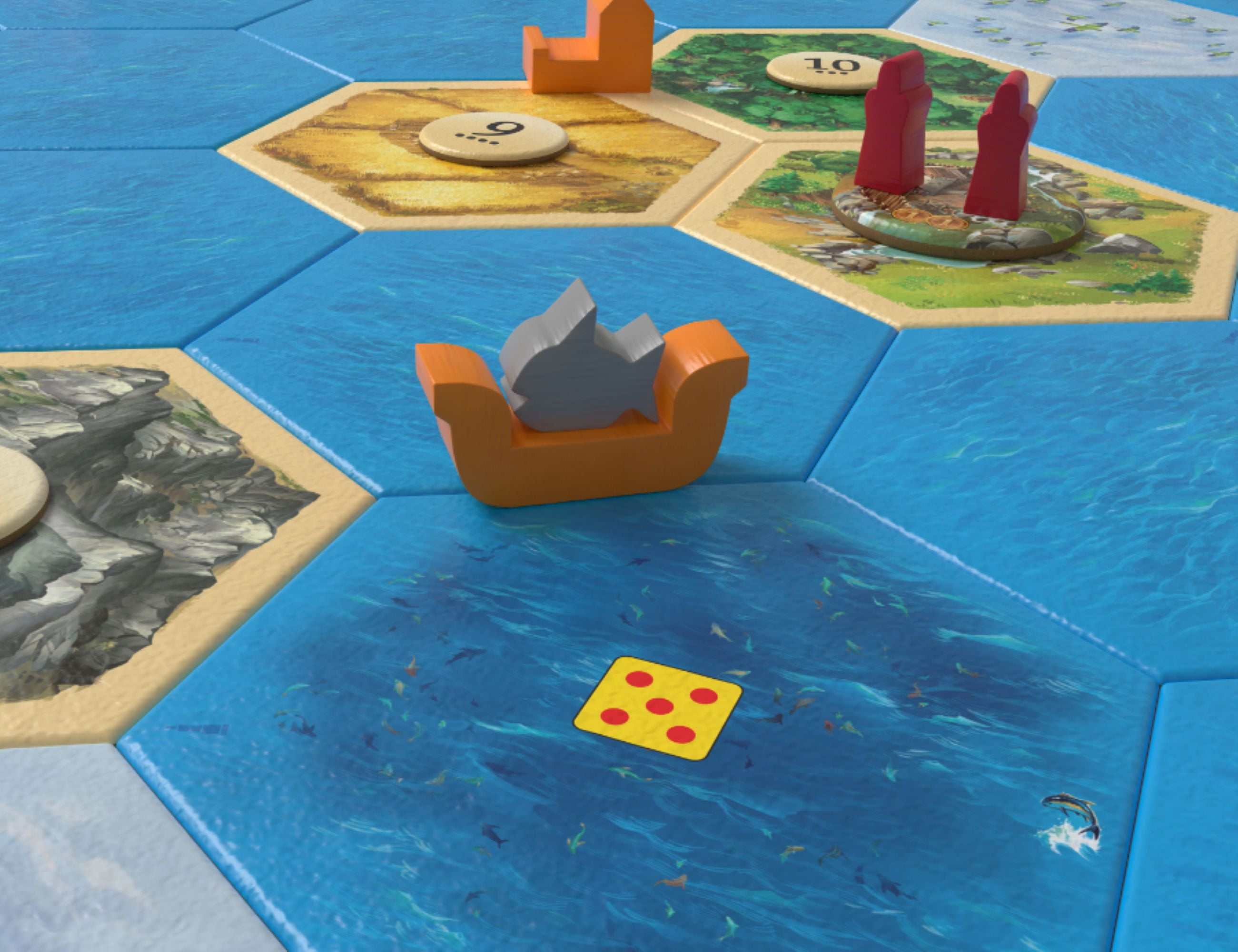 CATAN 6E – Explorers & Pirates 5-6 Player Strategy Board Game Expansion for Ages 10+, from Asmodee