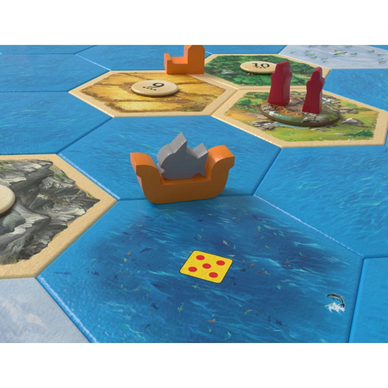 Asmodee CATAN 6E Explorers & Pirates 5-6 Player Strategy Board
