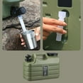 thumbnail image 4 of Fête du Canada "Conteneur d'Eau Portable Extérieur Vert/kaki/noir Réservoir d'Eau PE avec Robinet ( Options 5L/11L/12L) Comprend un Tube d'Extension de Capuchon de Rechange et une Brosse de Nettoyage pour le Camping Mes Articles, 4 of 4