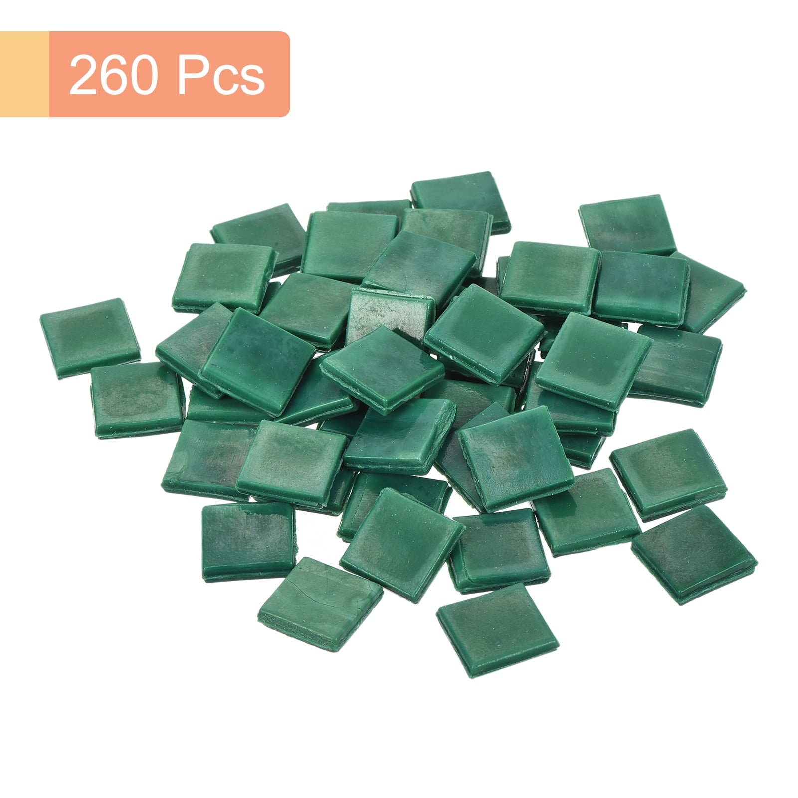 Uxcell 260Pcs Mosaic Tiles, Micro Glass Tiny Mini Mosaic Tile DIY Hobbies Handmade Crystal Free Stone Deep Blue